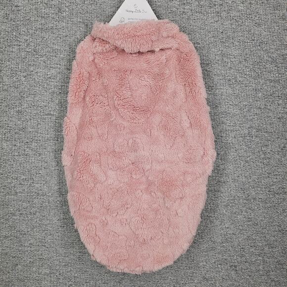 HAPPY LITTLE ONE ULTRA SOFT BABY SWADDLE – PINK – MOON & STARS – CUTE  & PLUSH - Picture 2 of 5